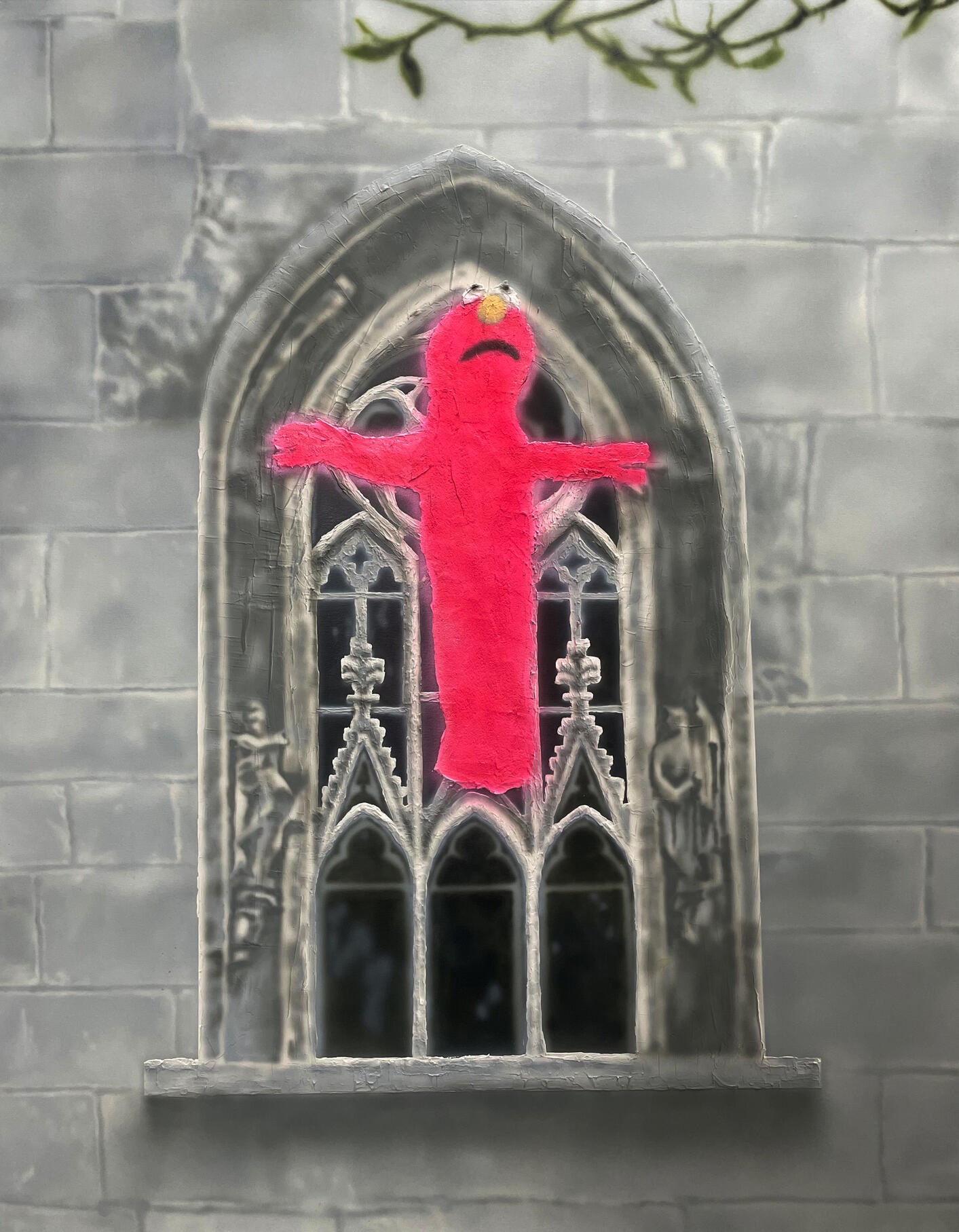 노상호, HOLY, 2023, 캔버스에 아크릴, 117 x 91 cm