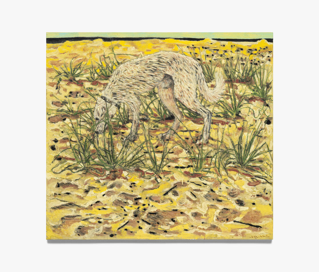 유근택, 말하는 정원, 2019, 한지에 수묵채색, 128 x 140 cm